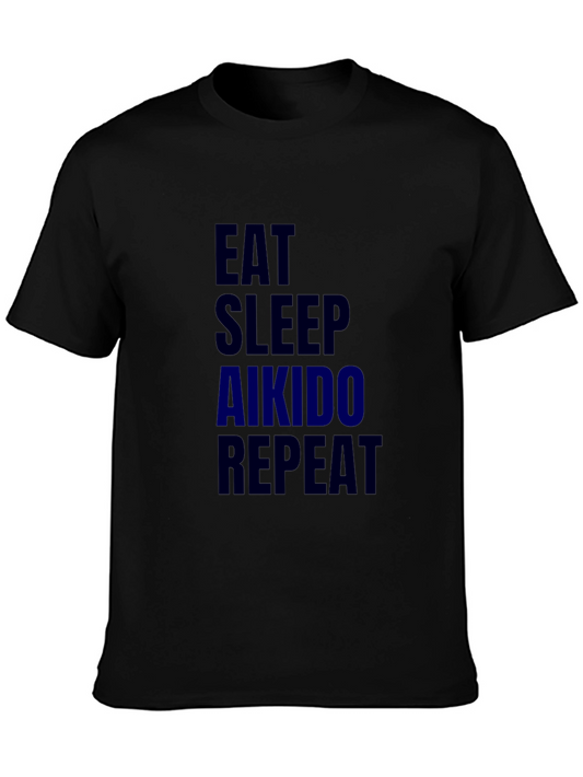 Eat Sleep Aikido Repeat T-Shirt