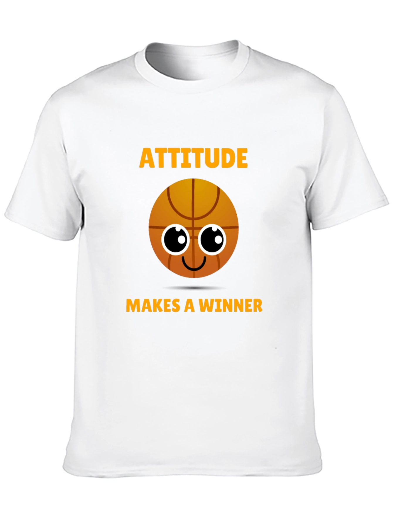 Attitude Makes a Winner Basketball Graphic T-Shirt