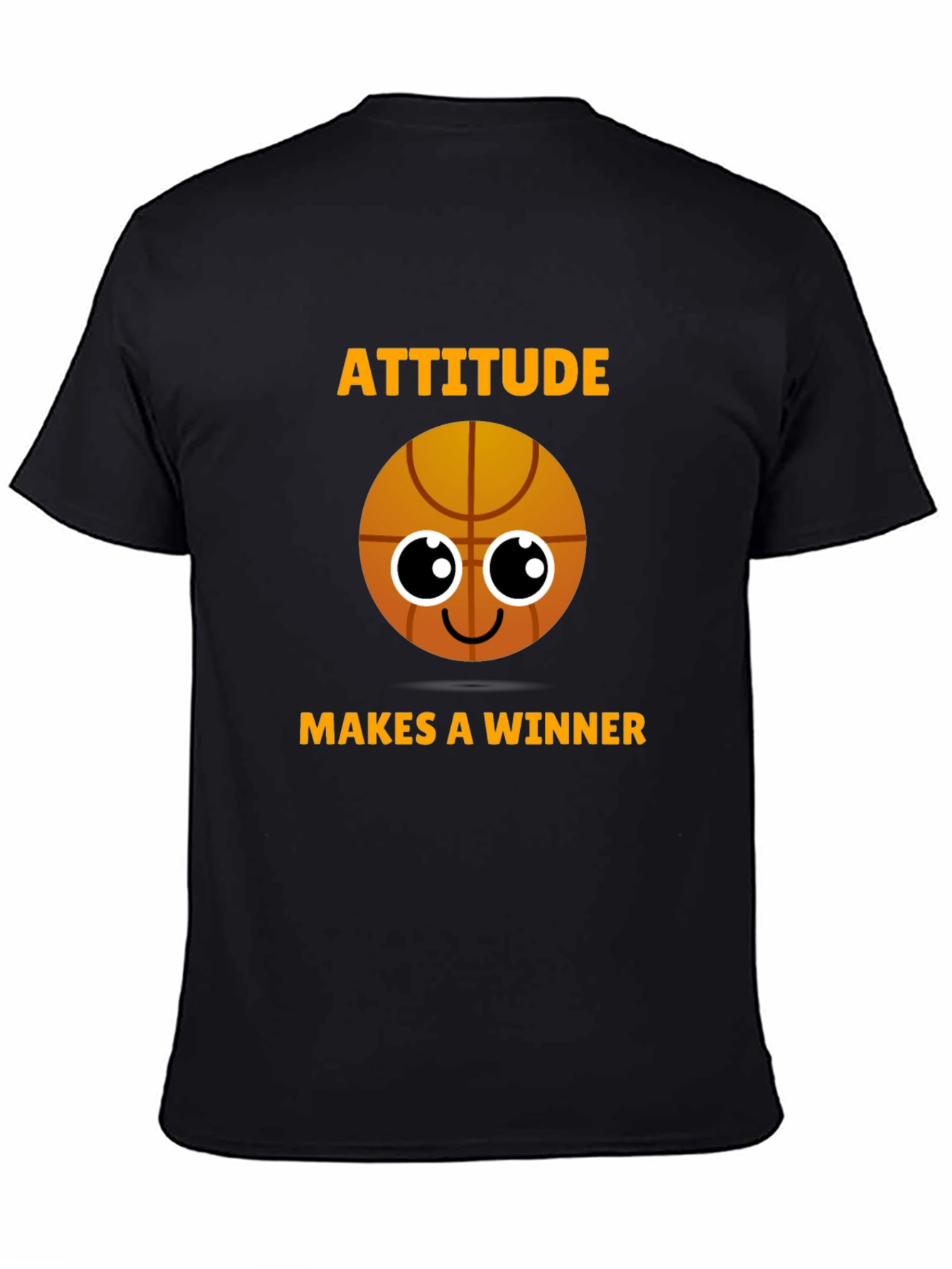 Attitude Makes a Winner Basketball Graphic T-Shirt