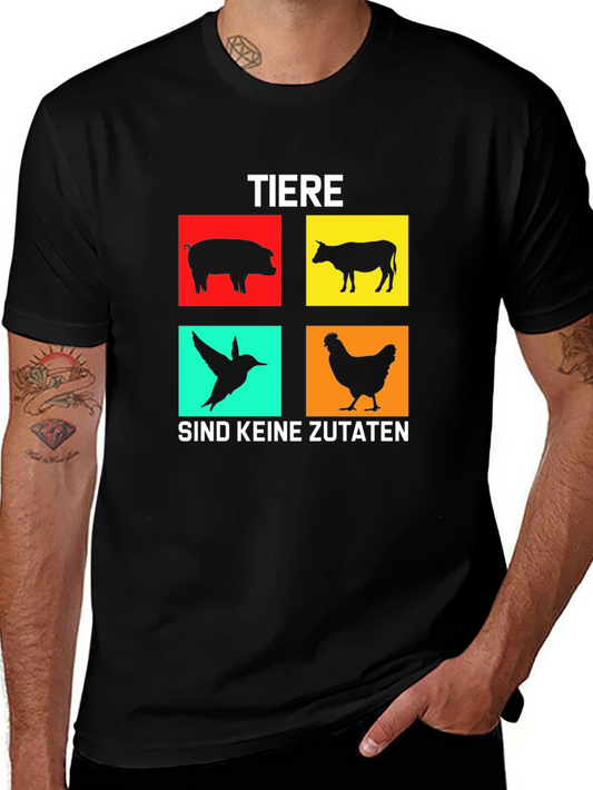 Vegan T-Shirt: Tiere Sind Keine Zutaten