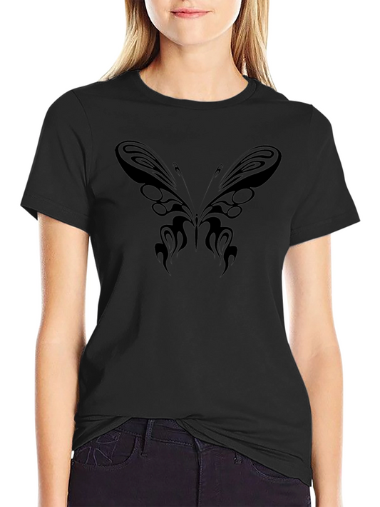 Black Butterfly Graphic Tee - Stylish & Comfortable