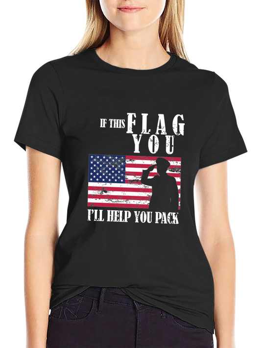 Patriotic If This Flag Offends You T-Shirt