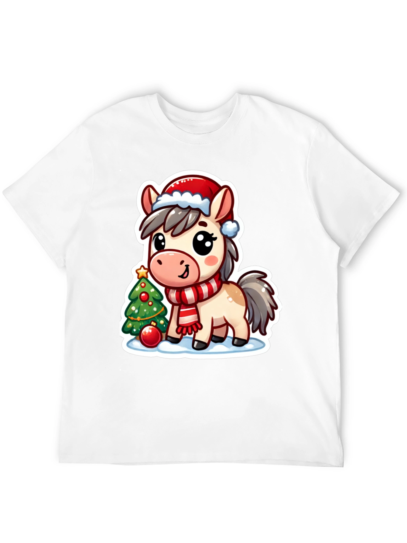 Cute Christmas Horse T-Shirt