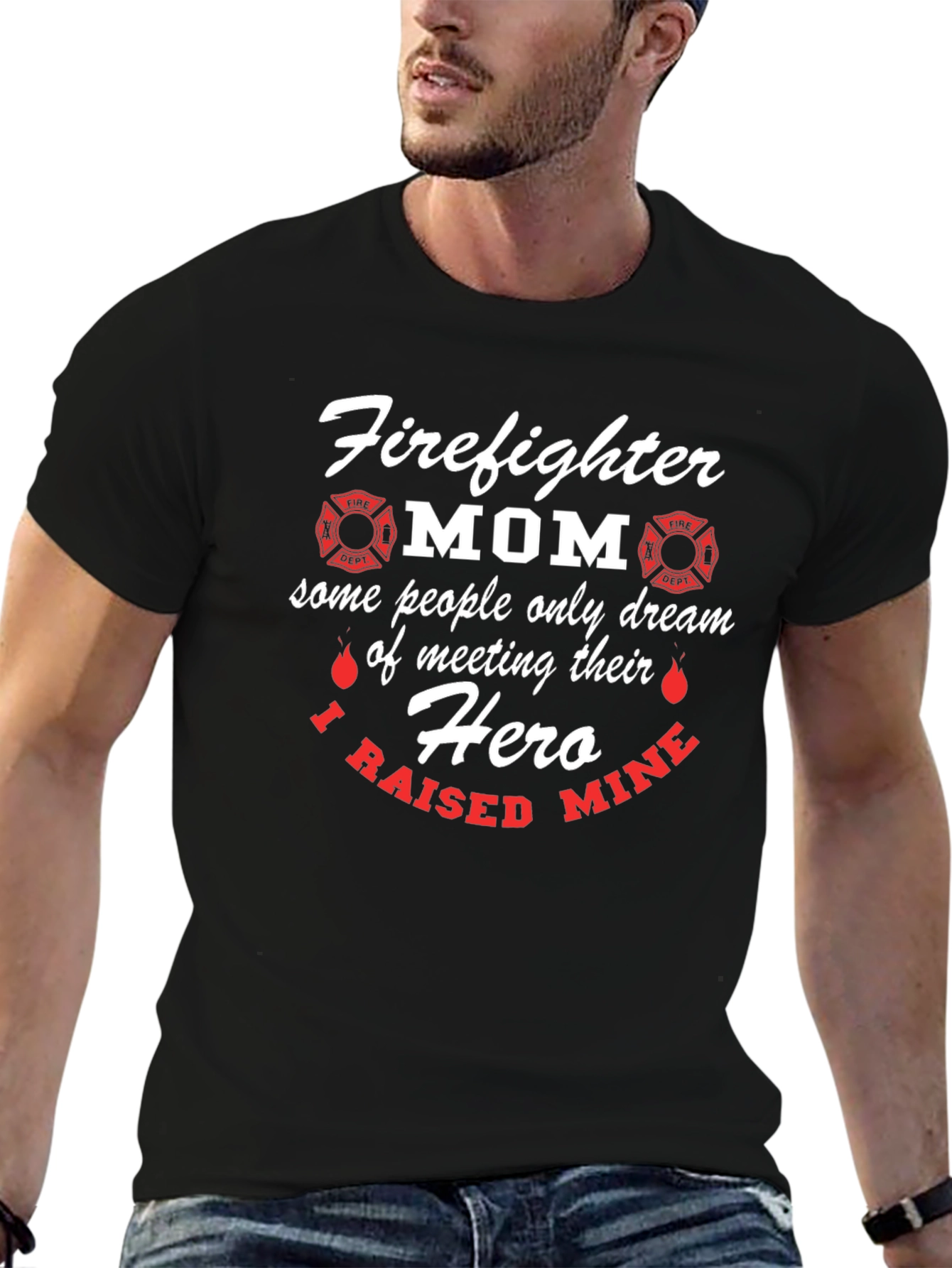 Firefighter Mom Hero T-Shirt