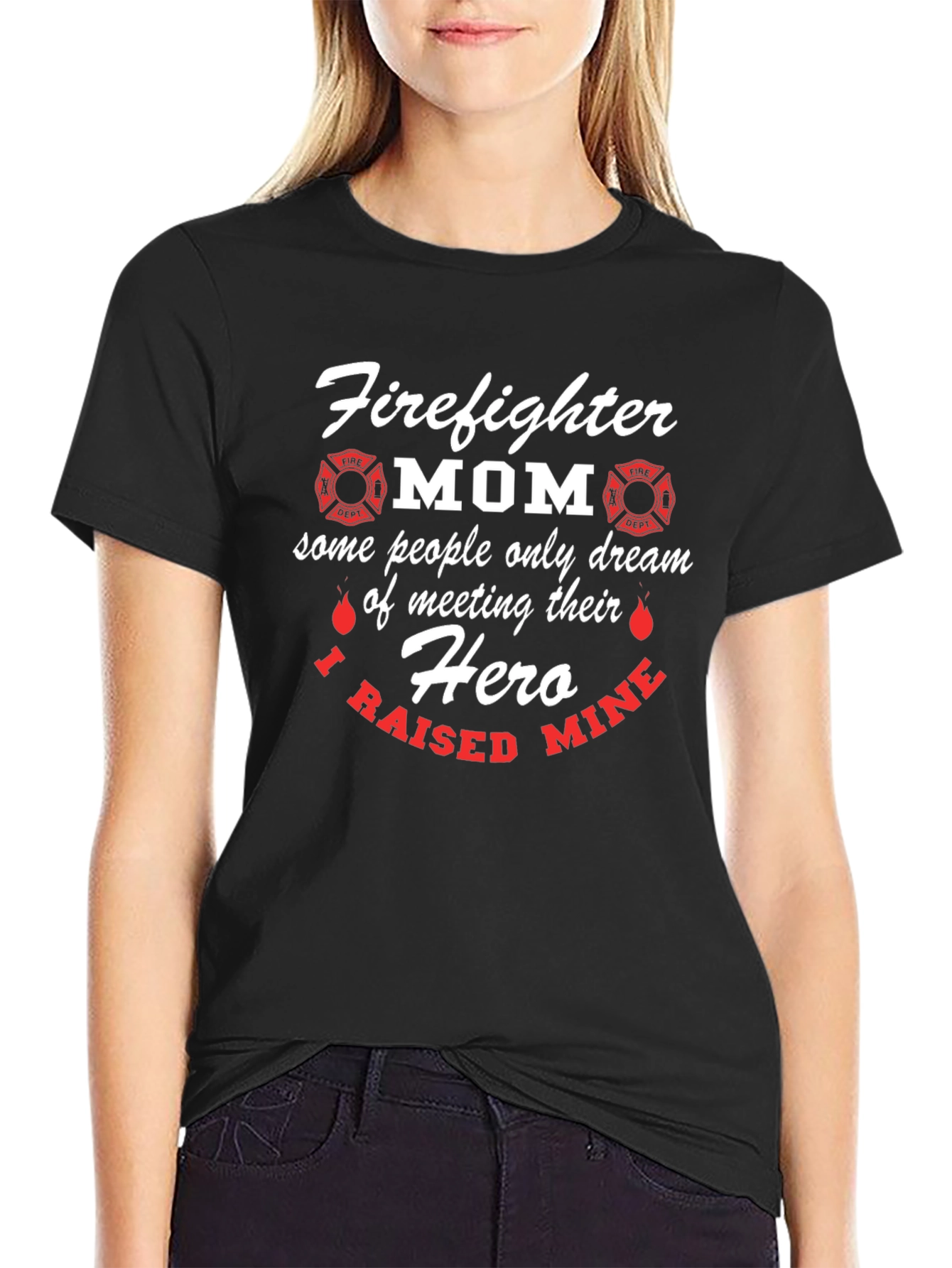 Firefighter Mom Hero T-Shirt