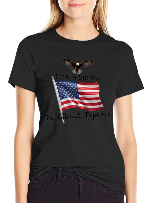 United States Explorer Eagle Graphic T-Shirt