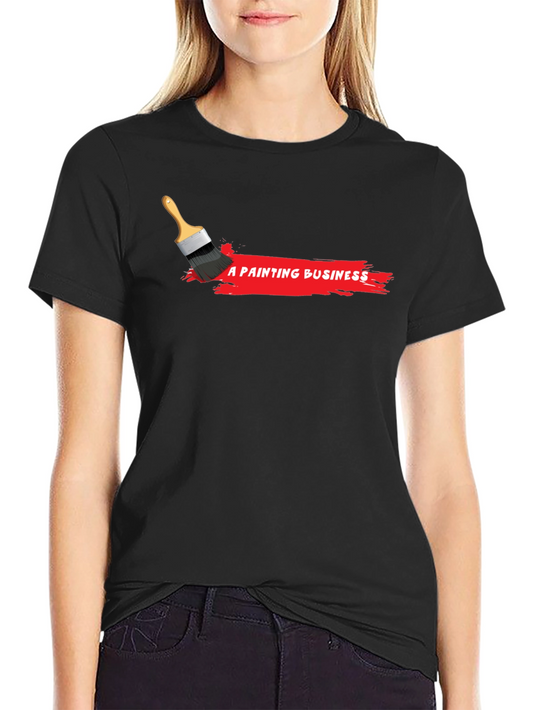 A Painting Business T-Shirt - Black