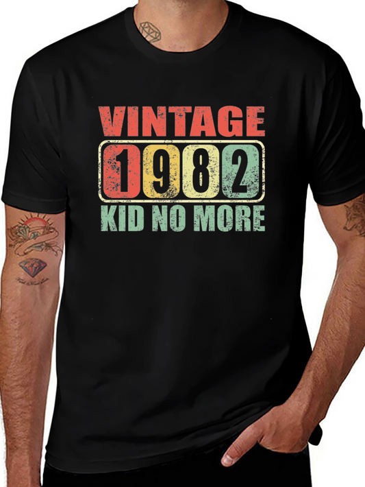 Vintage 1982 Graphic Tee - Kid No More T-Shirt
