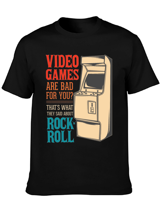 Video Games Rock N Roll T-Shirt