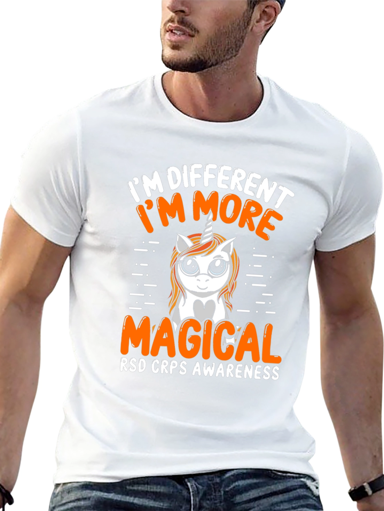 Magical Unicorn RSD CRPS Awareness T-Shirt