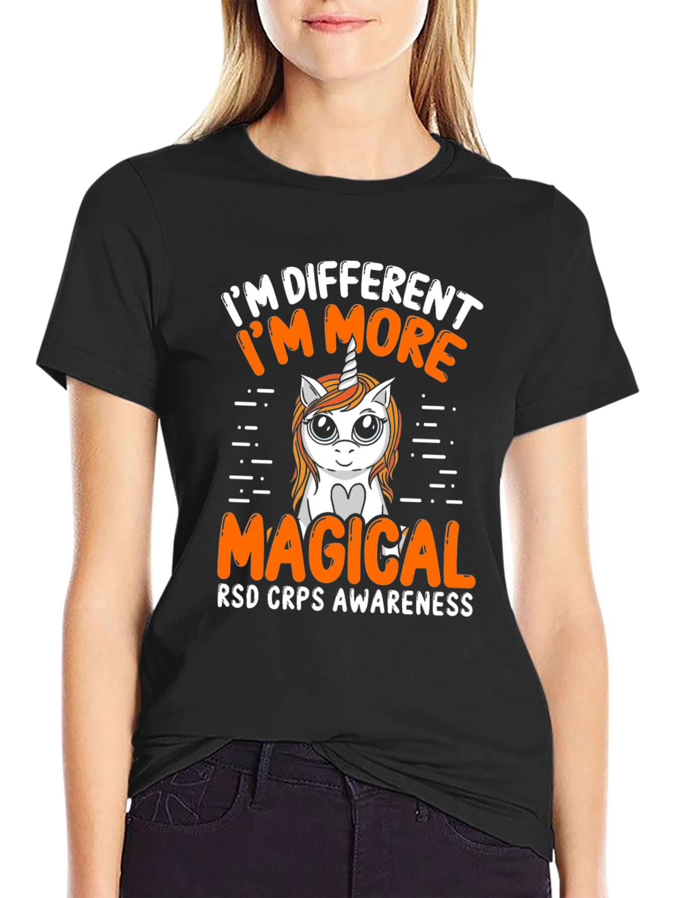 Magical Unicorn RSD CRPS Awareness T-Shirt
