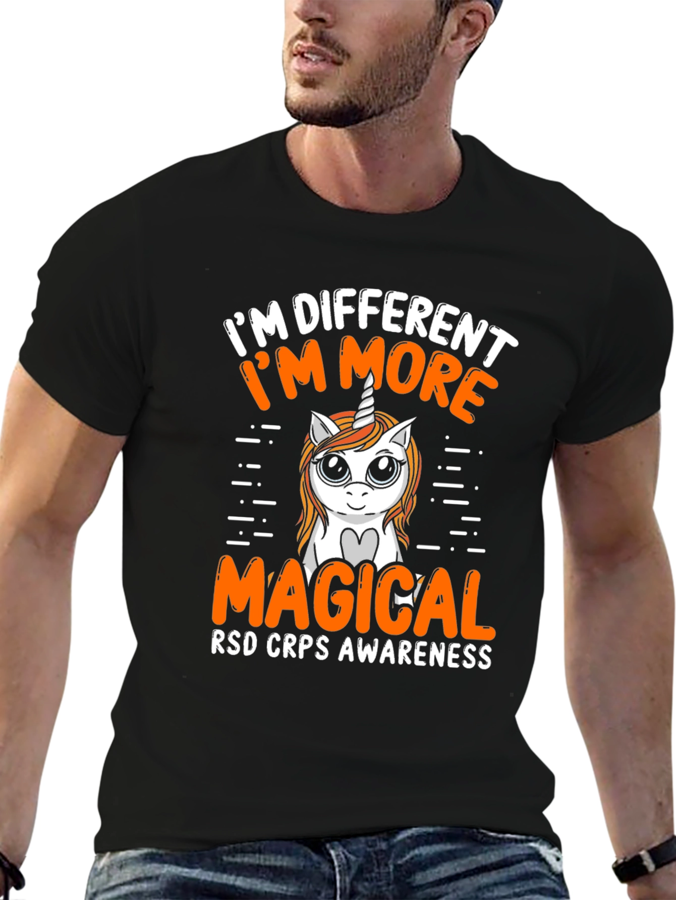 Magical Unicorn RSD CRPS Awareness T-Shirt