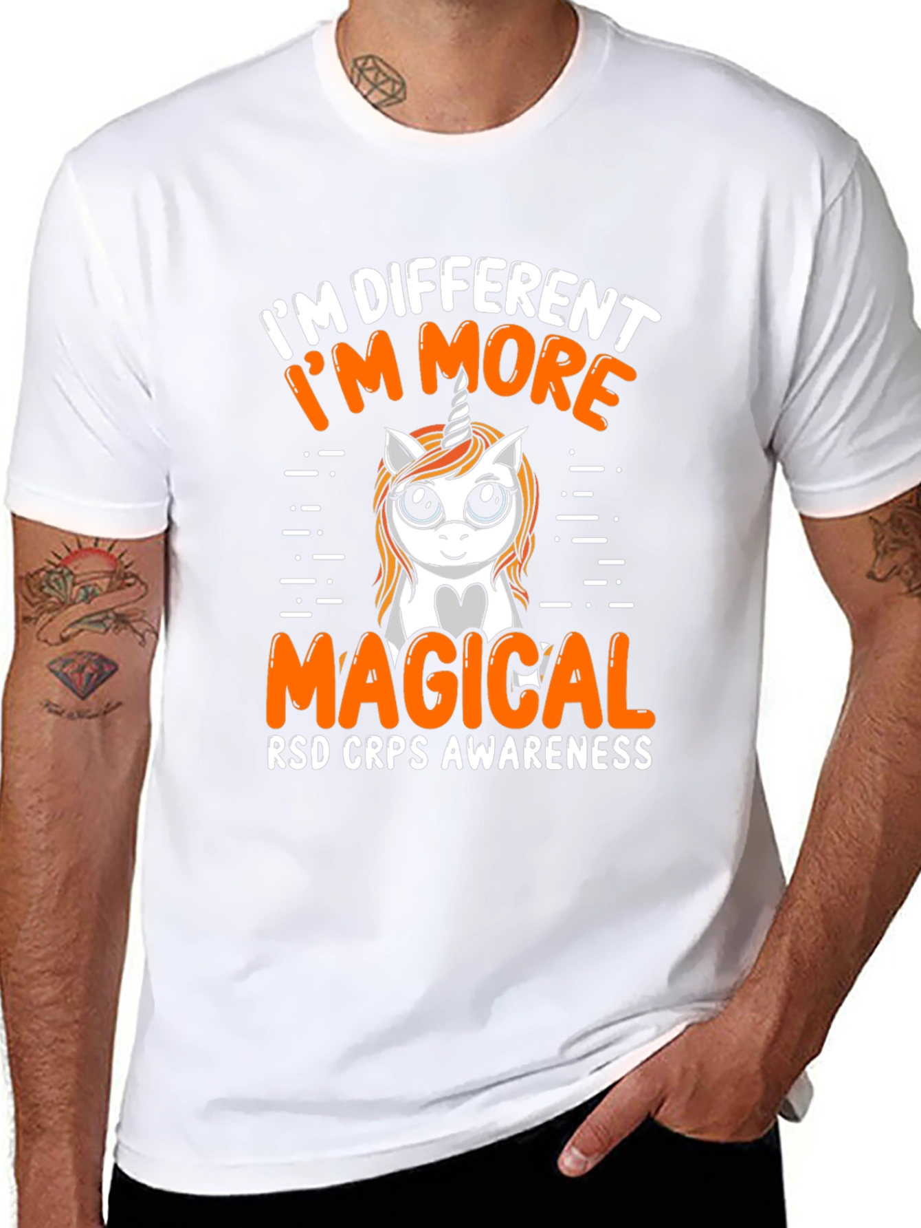 Magical Unicorn RSD CRPS Awareness T-Shirt