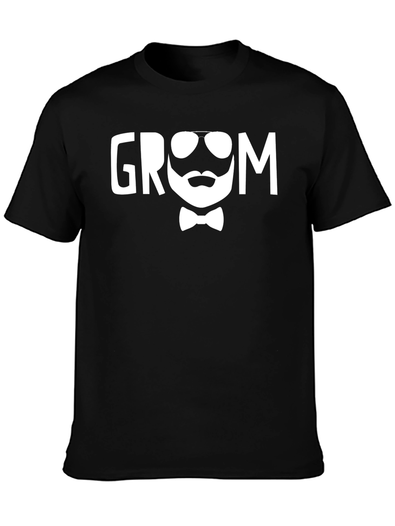 Groom Graphic Print Crew Neck T-Shirt