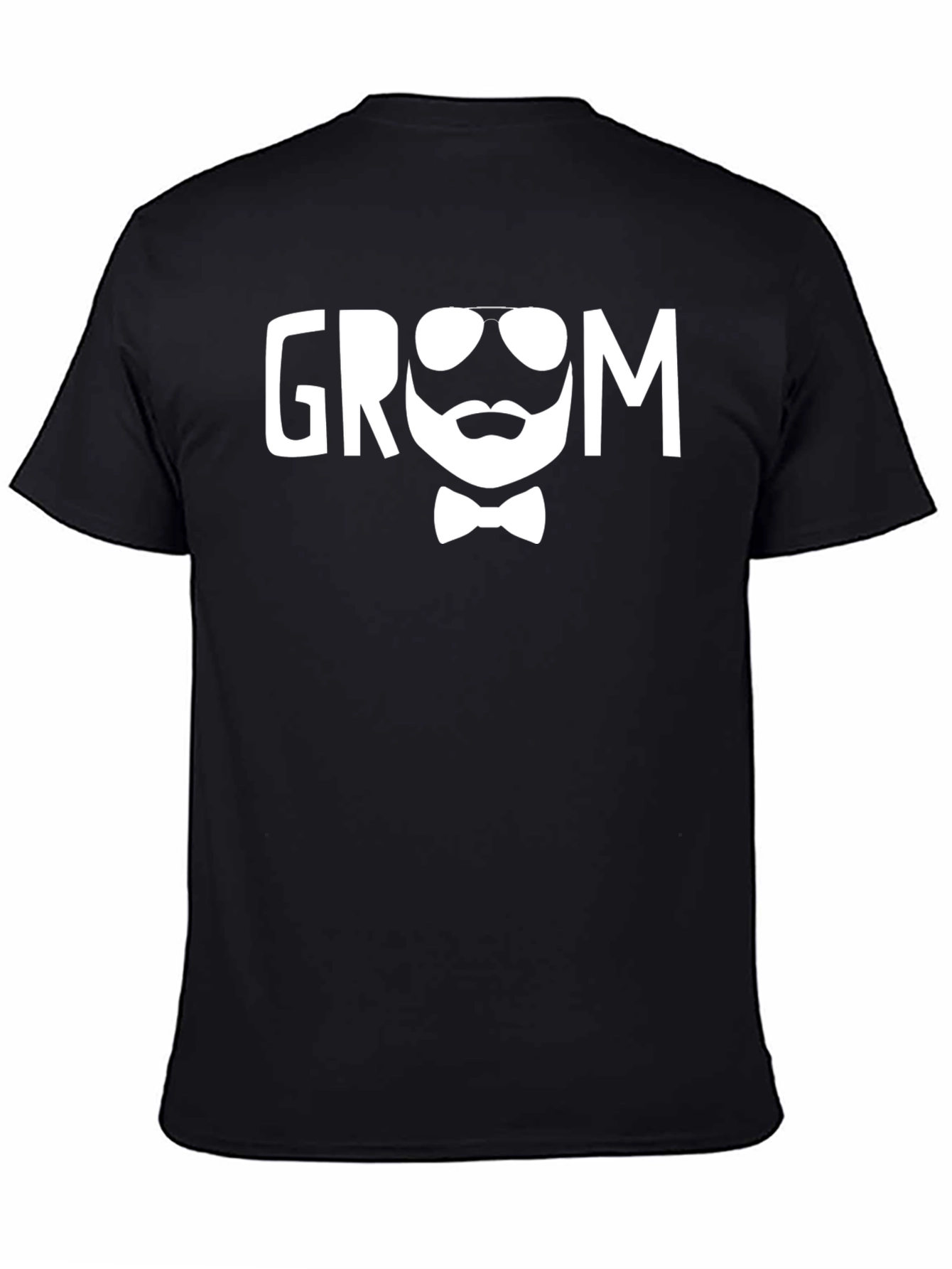 Groom Graphic Print Crew Neck T-Shirt