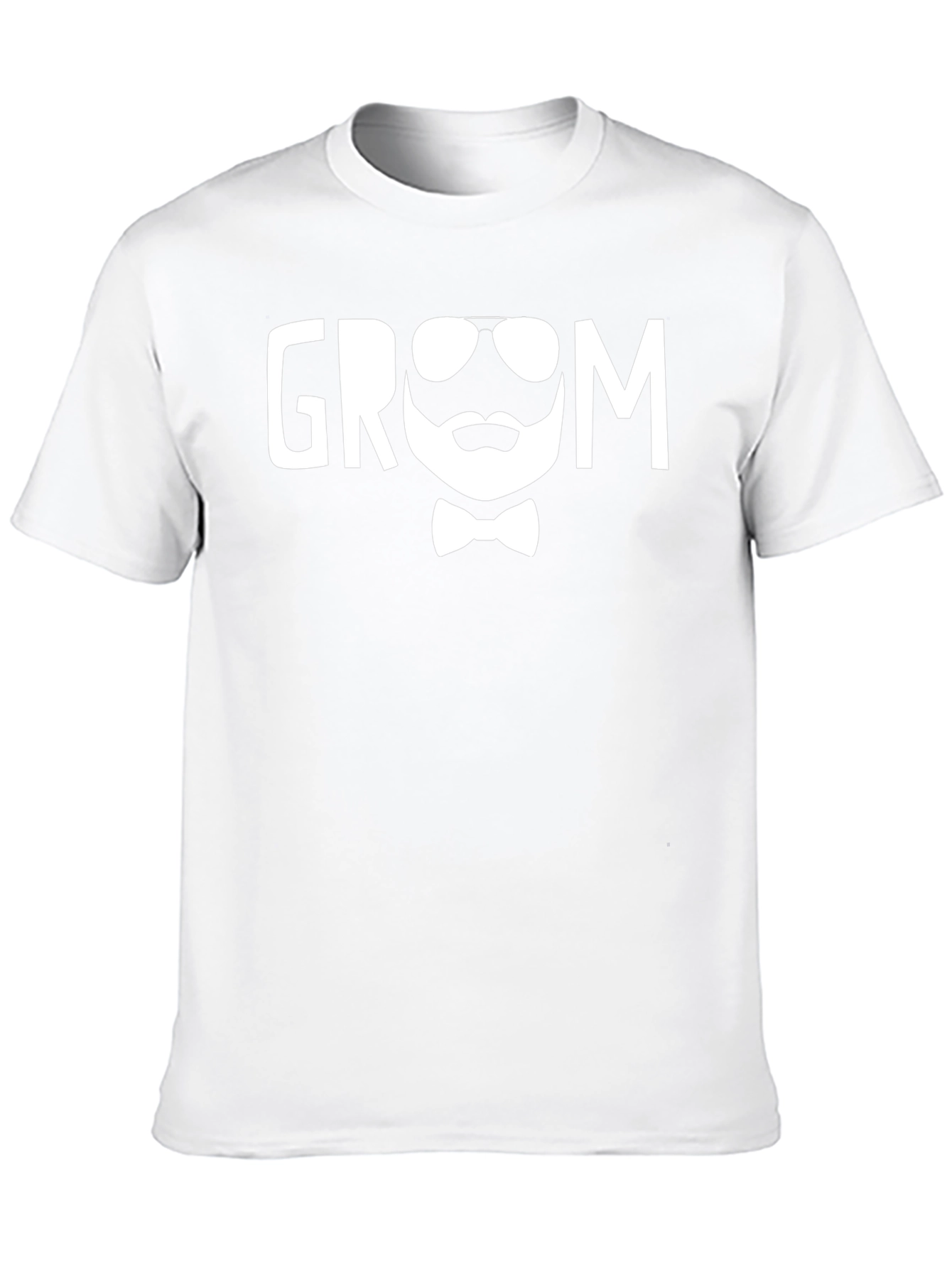 Groom Graphic Print Crew Neck T-Shirt