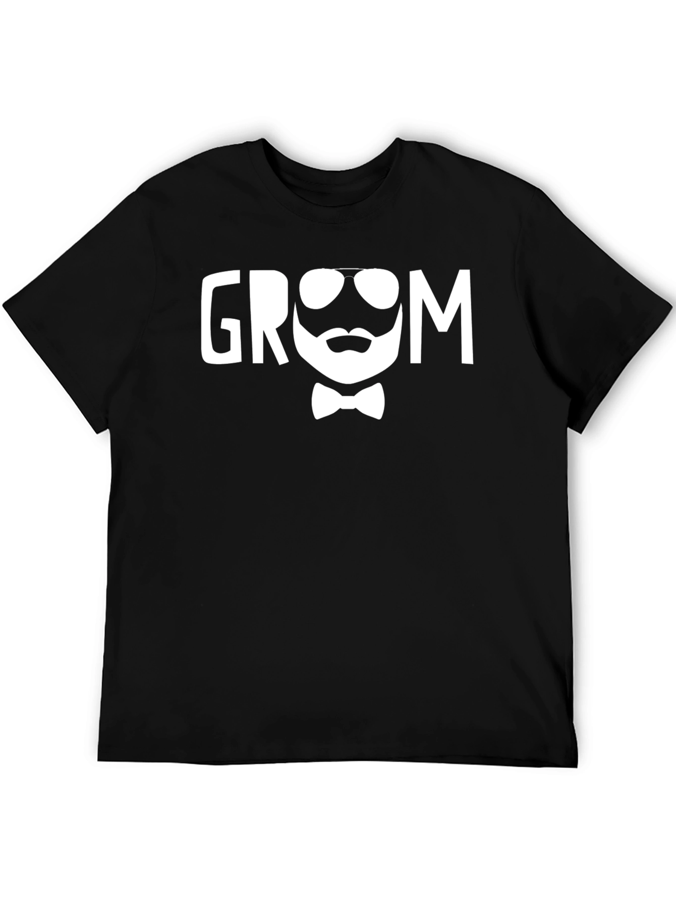 Groom Graphic Print Crew Neck T-Shirt