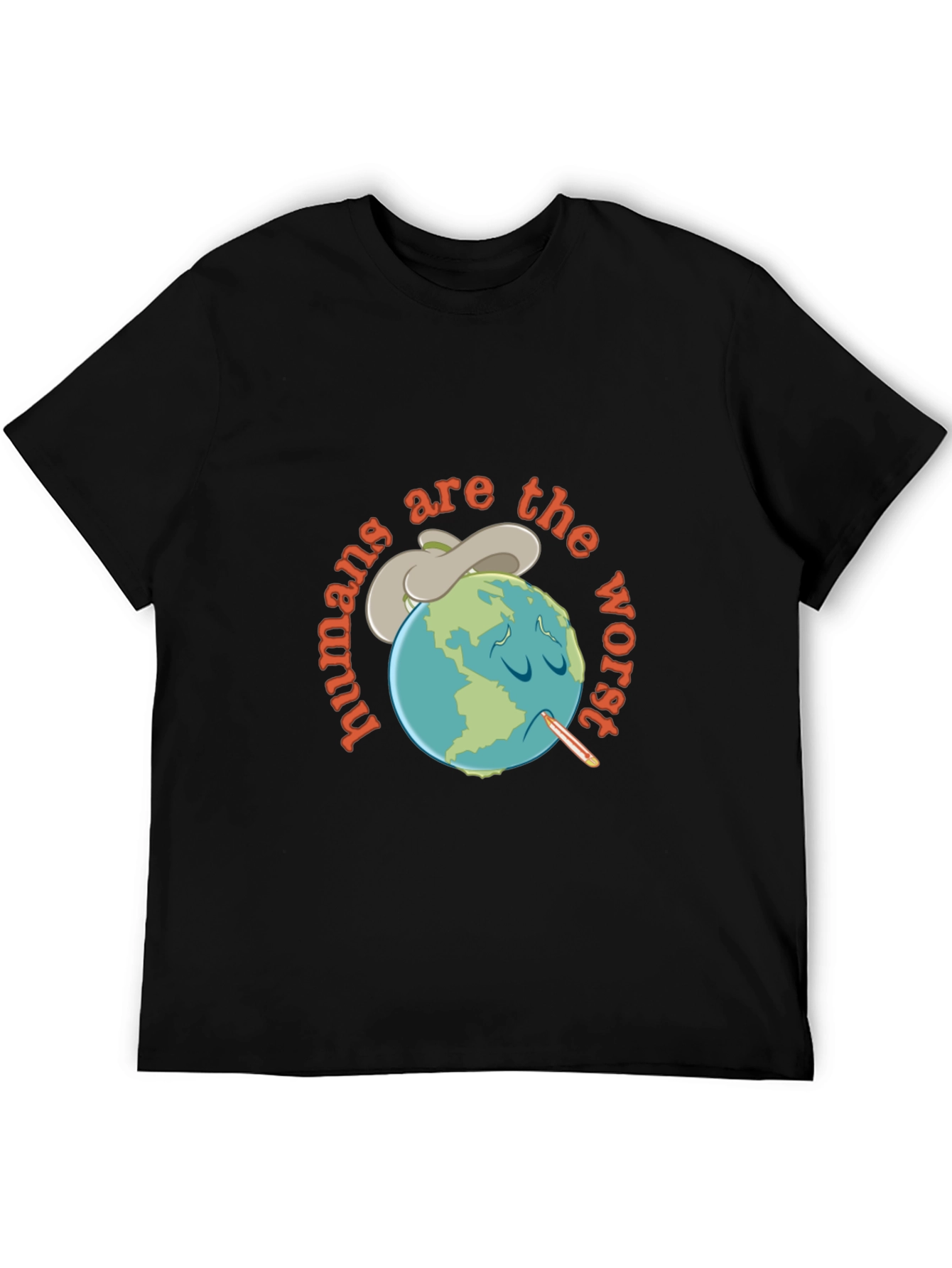 Humans Are the Worst Graphic T-Shirt - Black
