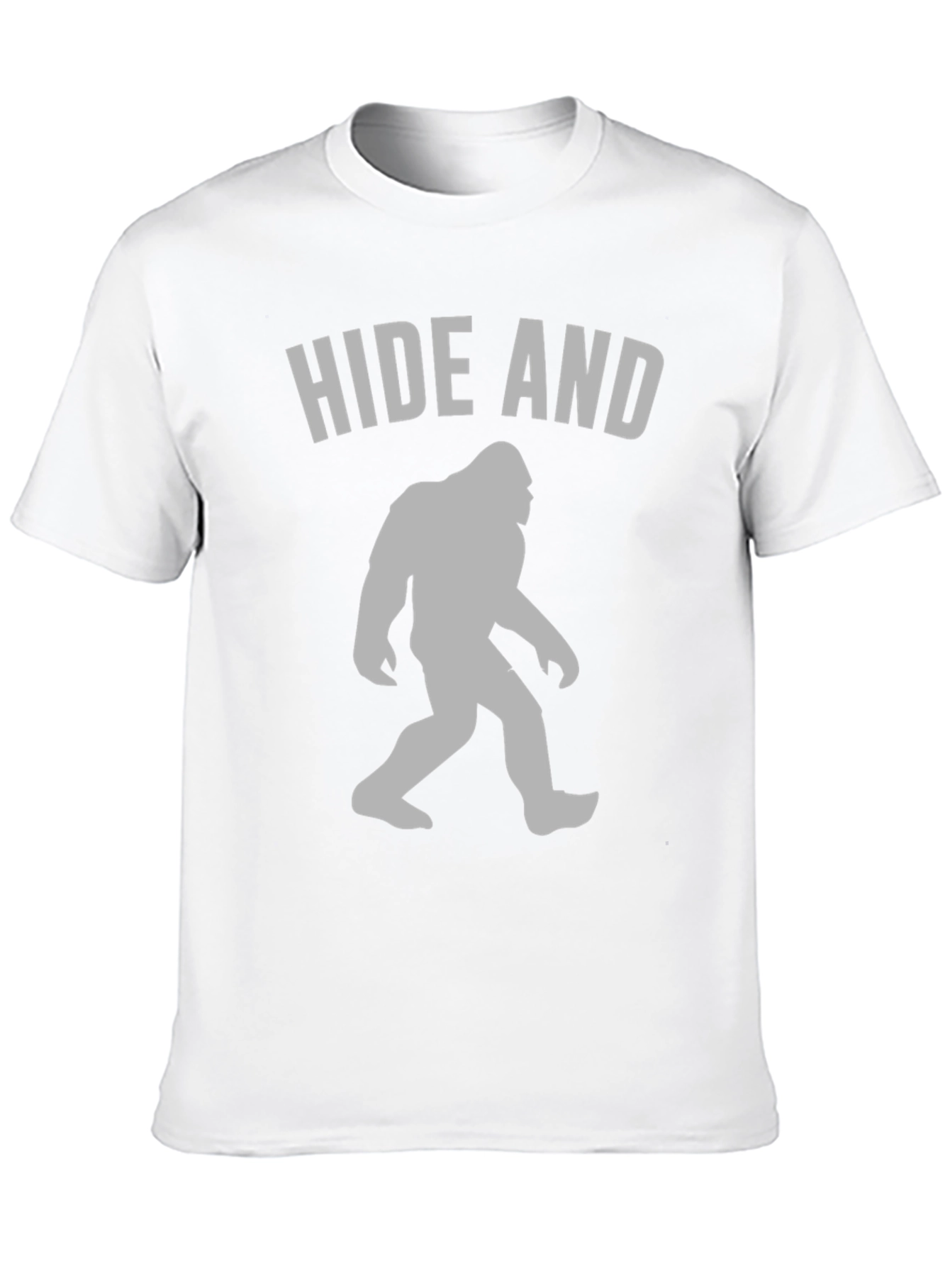 Hide and Seek Bigfoot T-Shirt Funny Sasquatch Tee