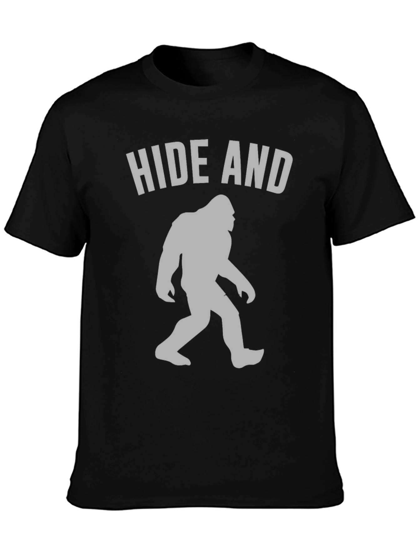 Hide and Seek Bigfoot T-Shirt Funny Sasquatch Tee