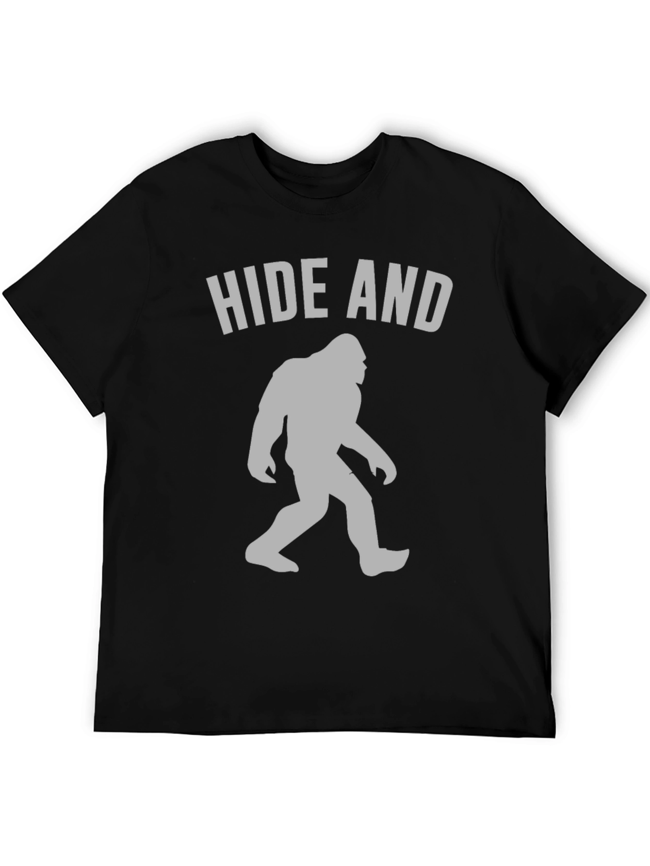 Hide and Seek Bigfoot T-Shirt Funny Sasquatch Tee
