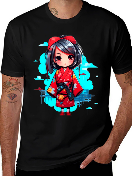 Anime Girl Graphic T-Shirt