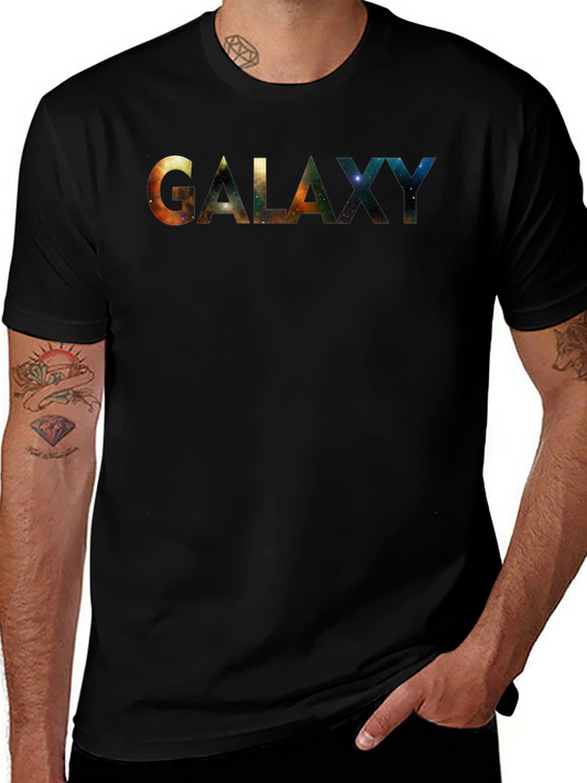 Galaxy Graphic Black T-Shirt