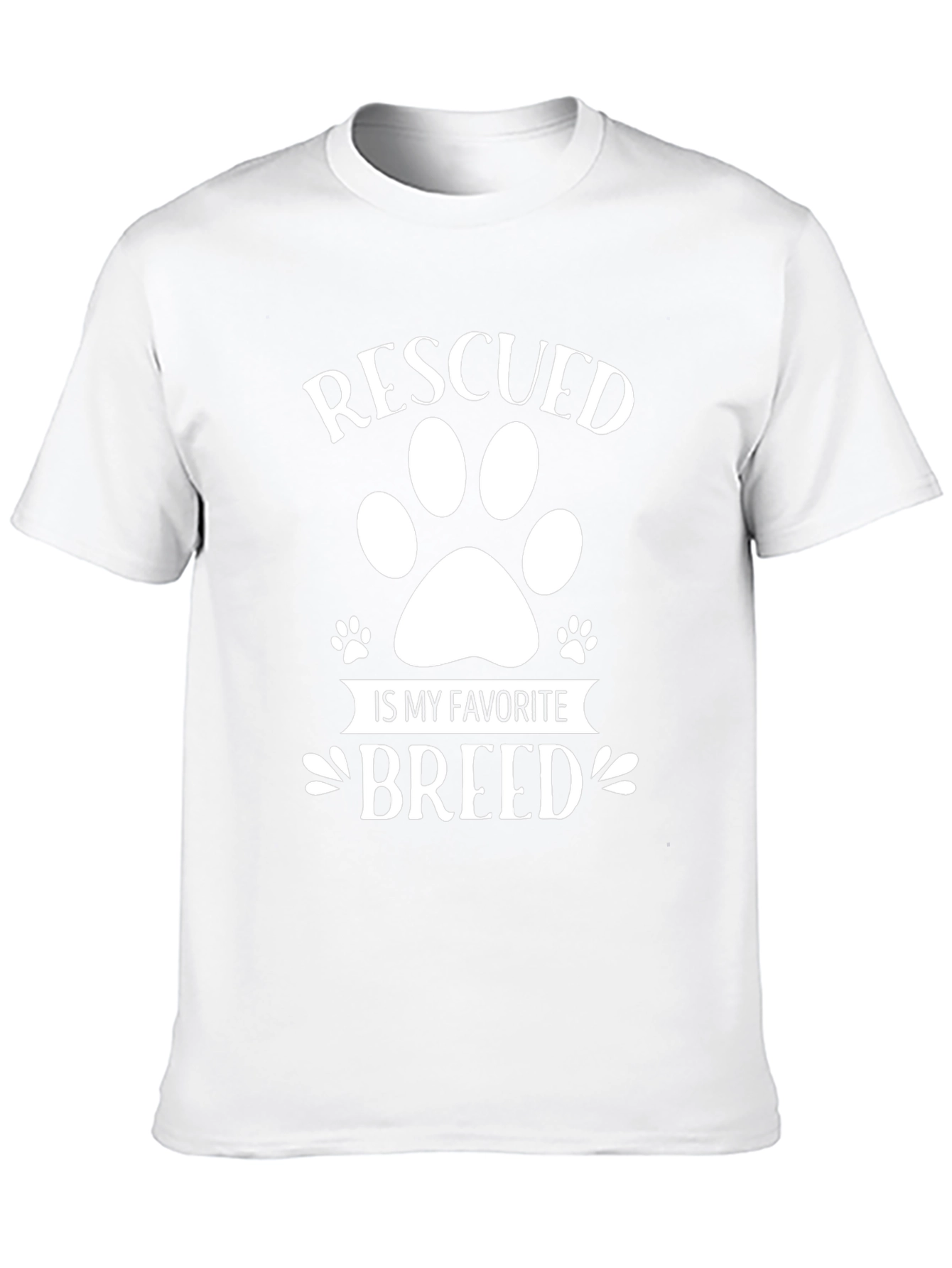 Rescued is My Favorite Breed T-Shirt