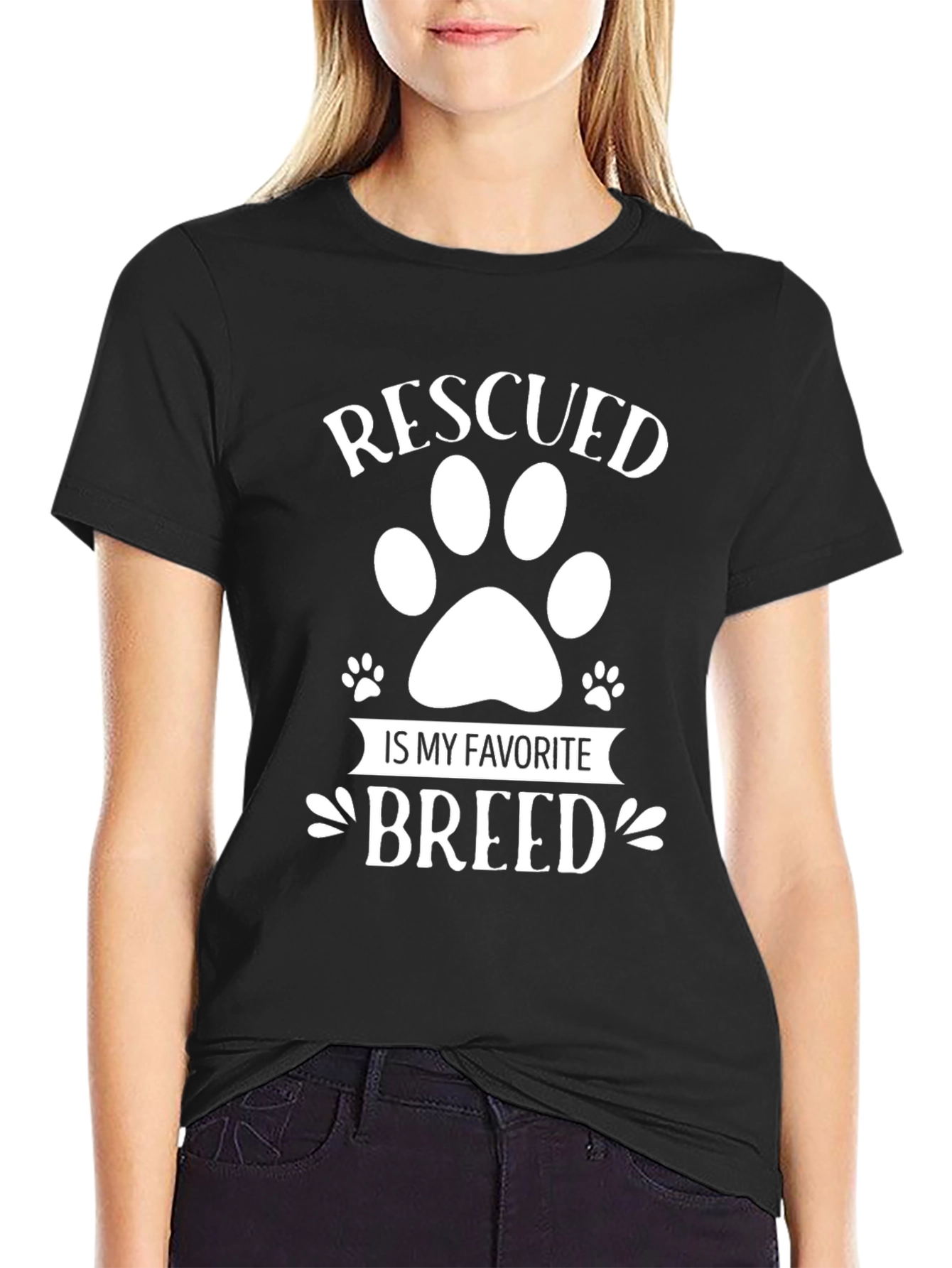 Rescued is My Favorite Breed T-Shirt