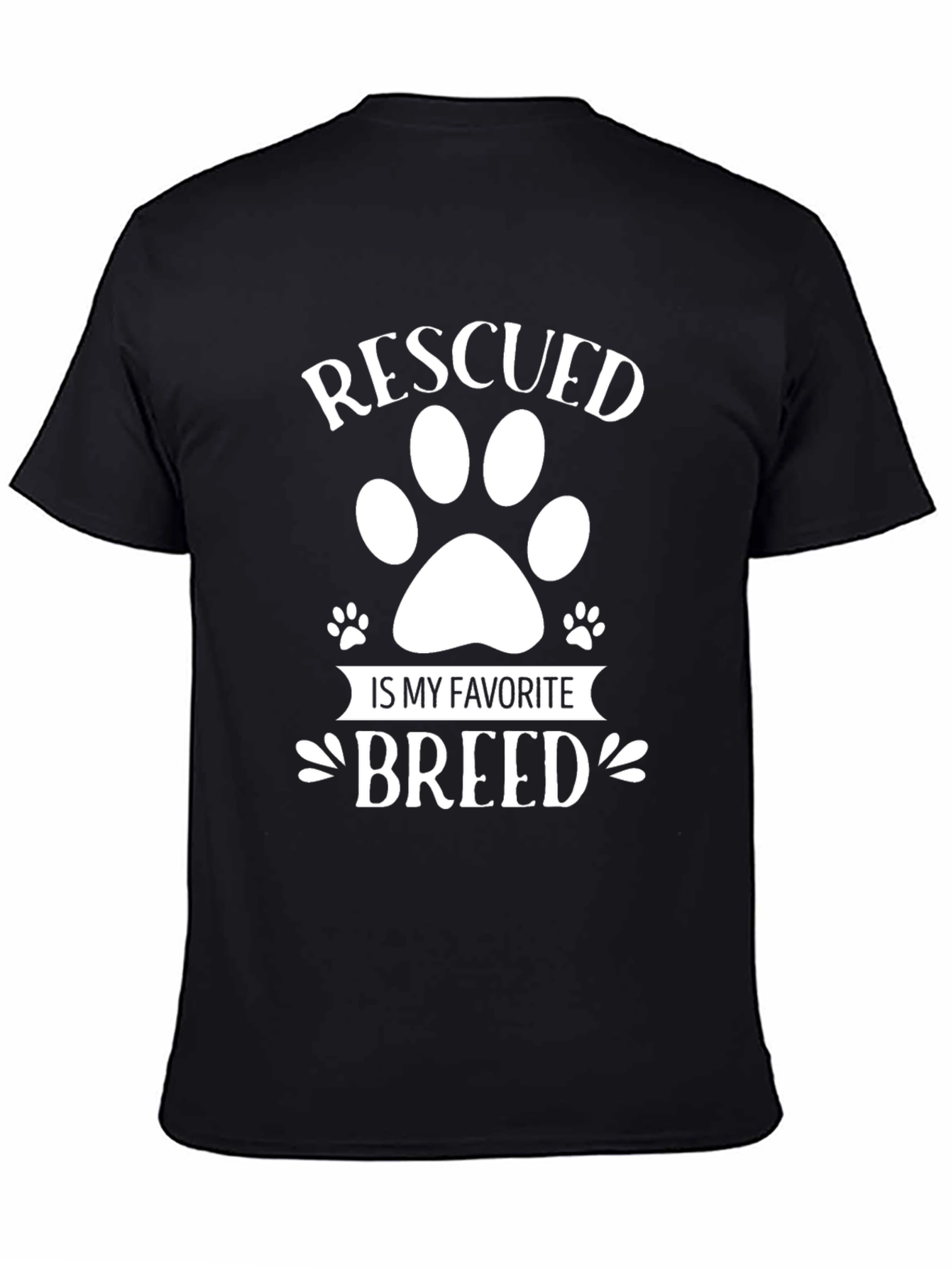 Rescued is My Favorite Breed T-Shirt