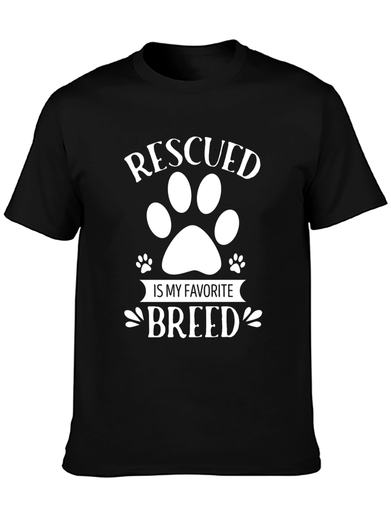 Rescued is My Favorite Breed T-Shirt