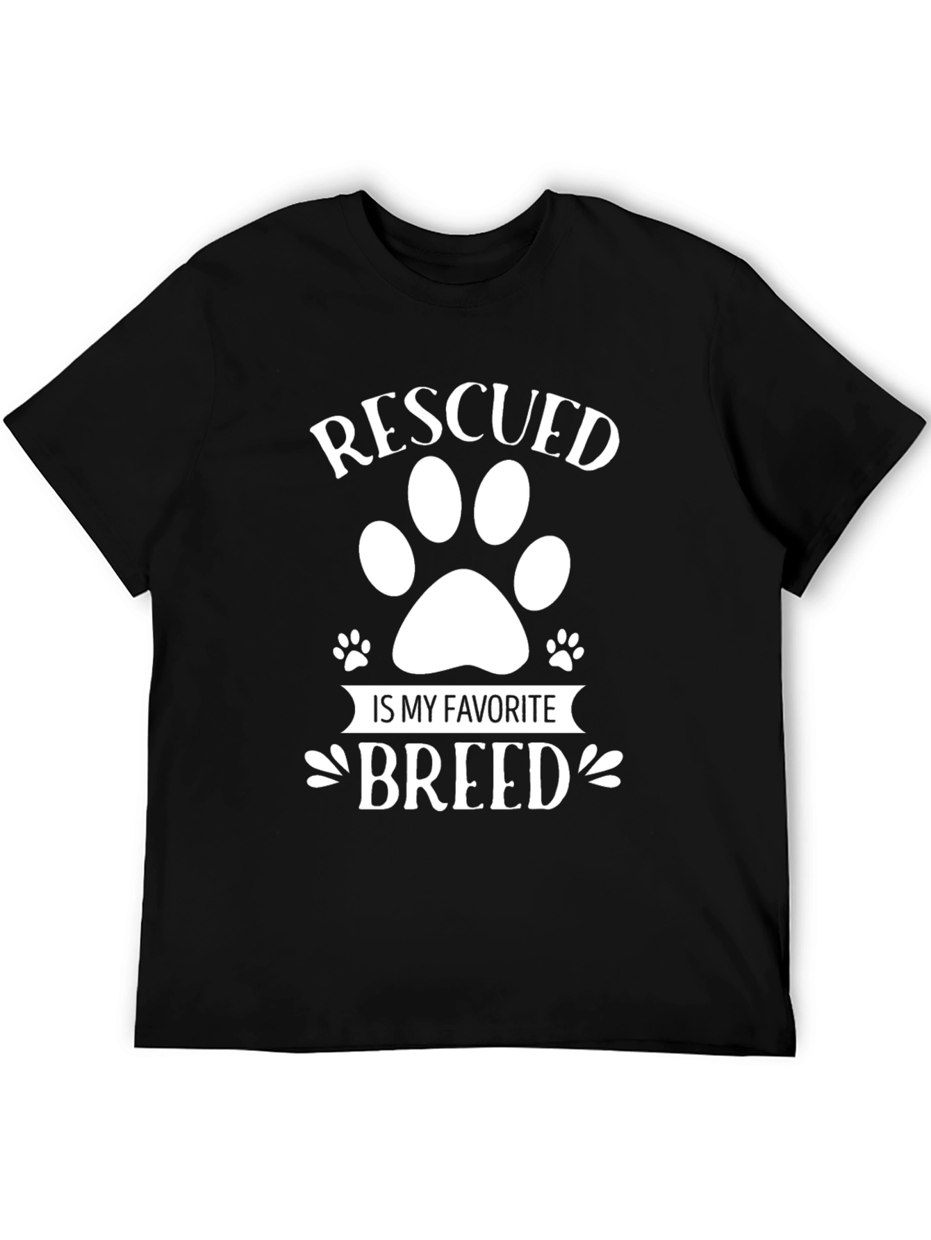 Rescued is My Favorite Breed T-Shirt