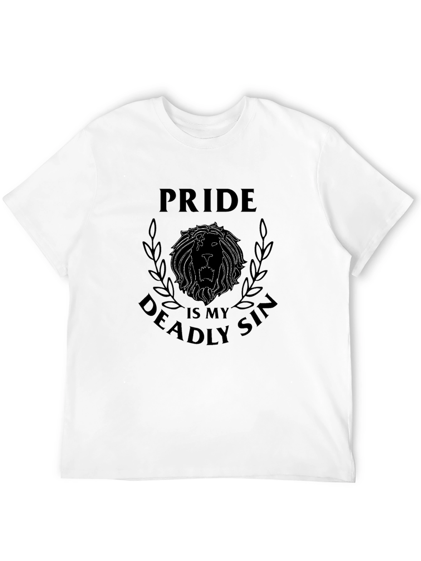 Pride Deadly Sin Lion Black T-Shirt