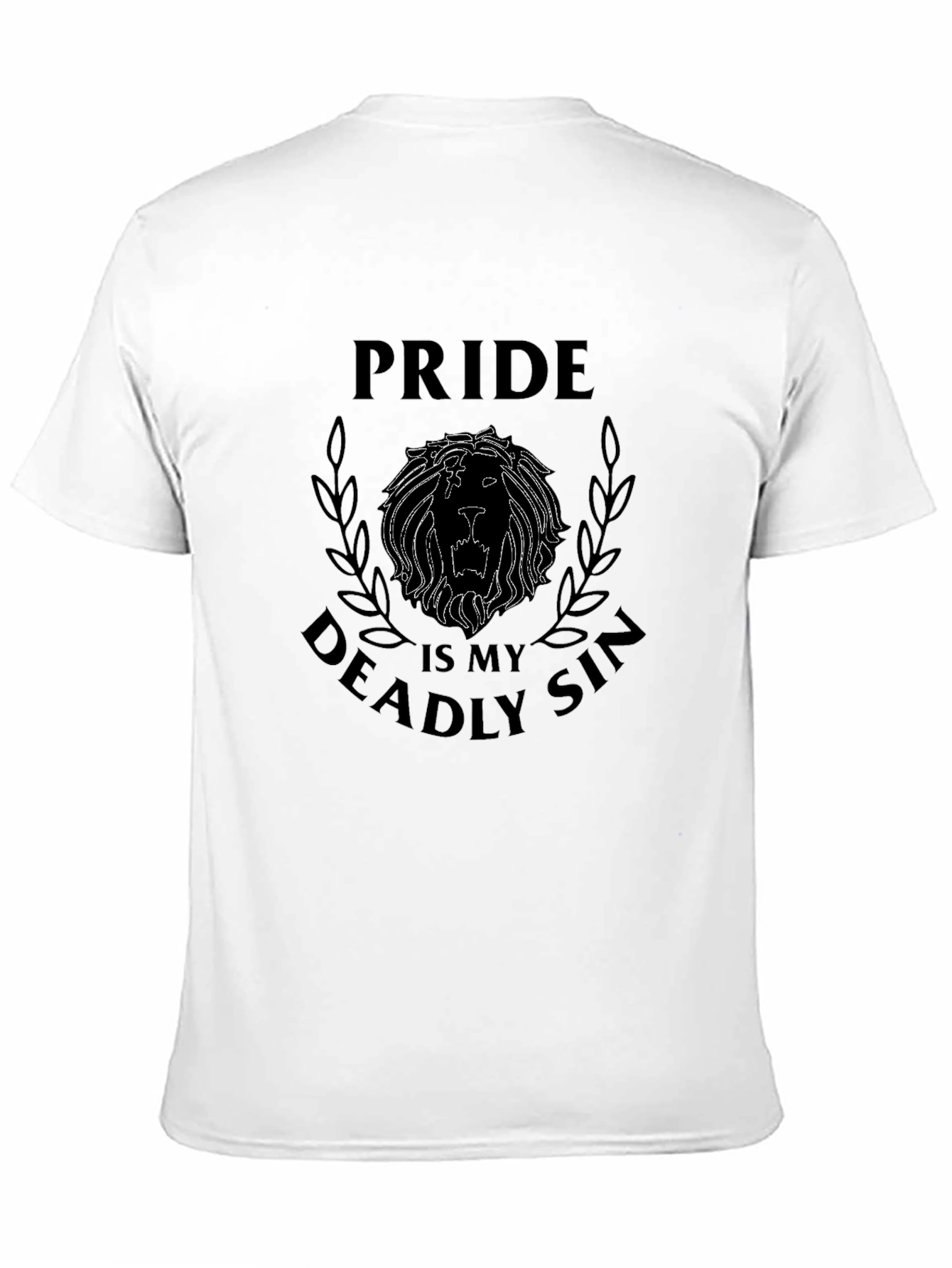 Pride Deadly Sin Lion Black T-Shirt