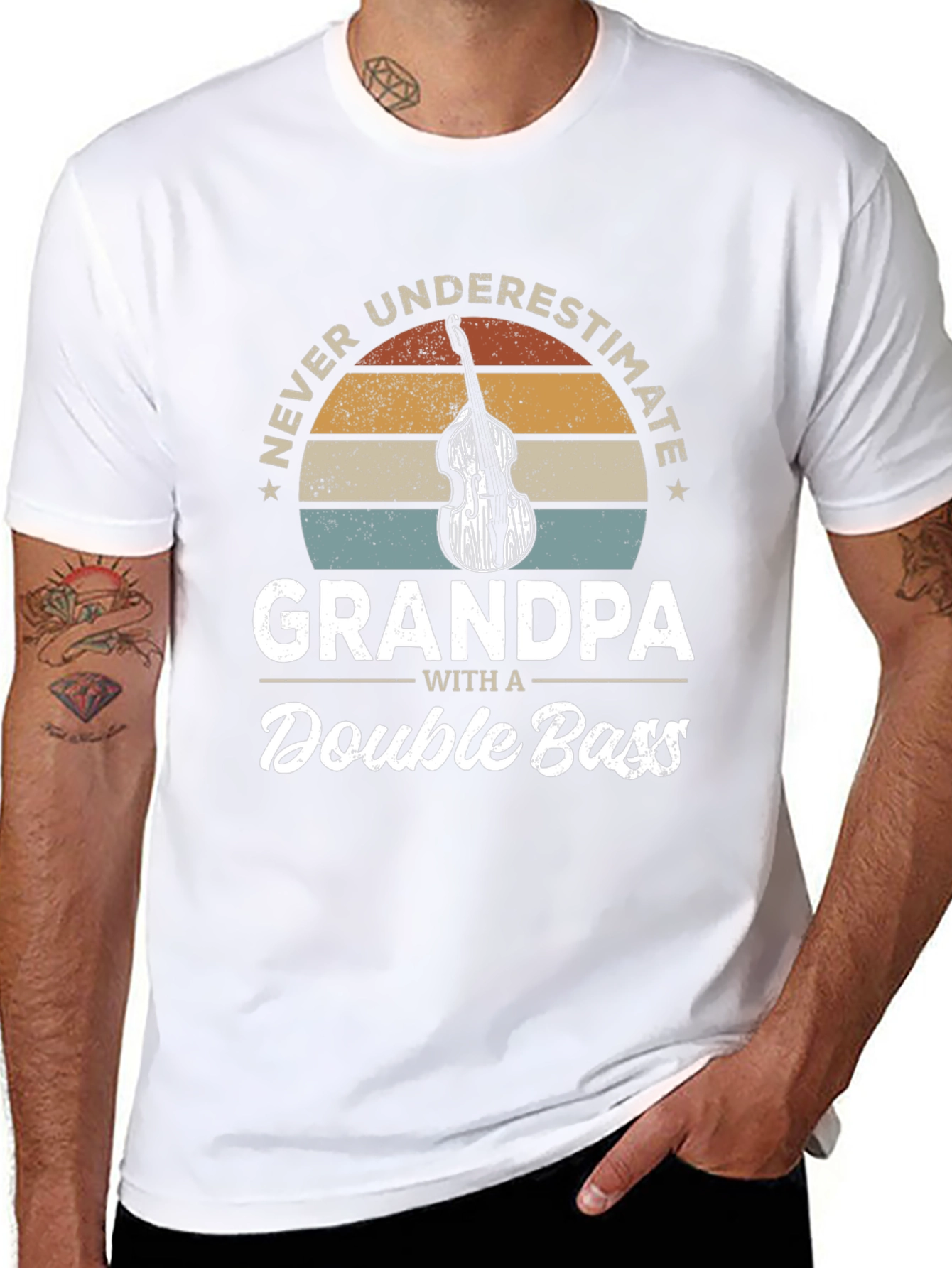 Grandpa Double Bass T-Shirt