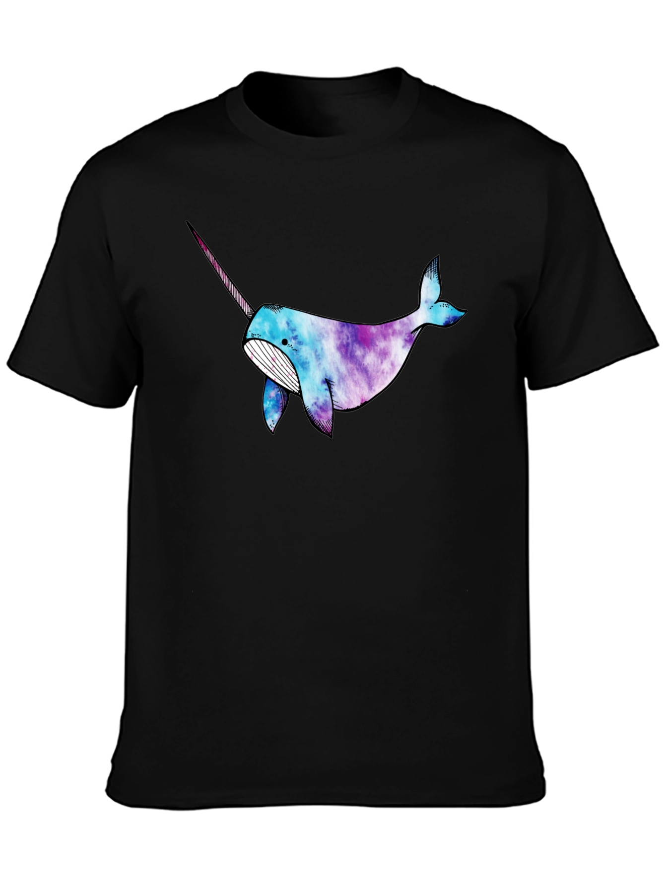 Narwhal Galaxy T-Shirt - Unique Graphic Tee