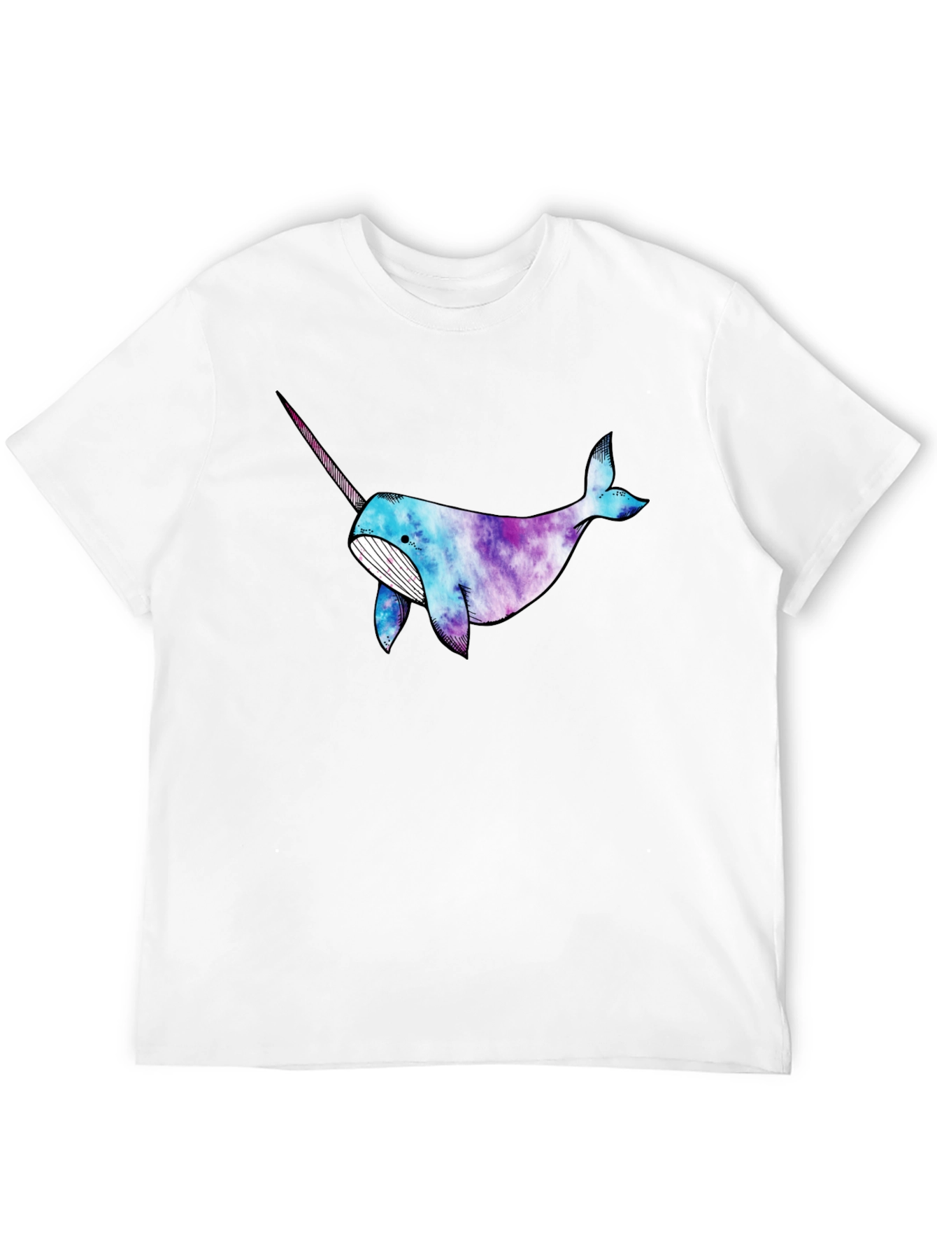 Narwhal Galaxy T-Shirt - Unique Graphic Tee