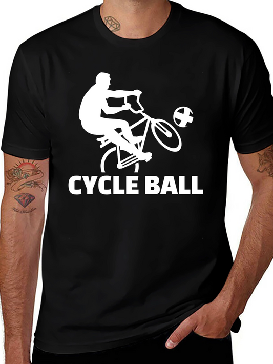 Cycle Ball T-Shirt - Sports Bicycle Game Tee