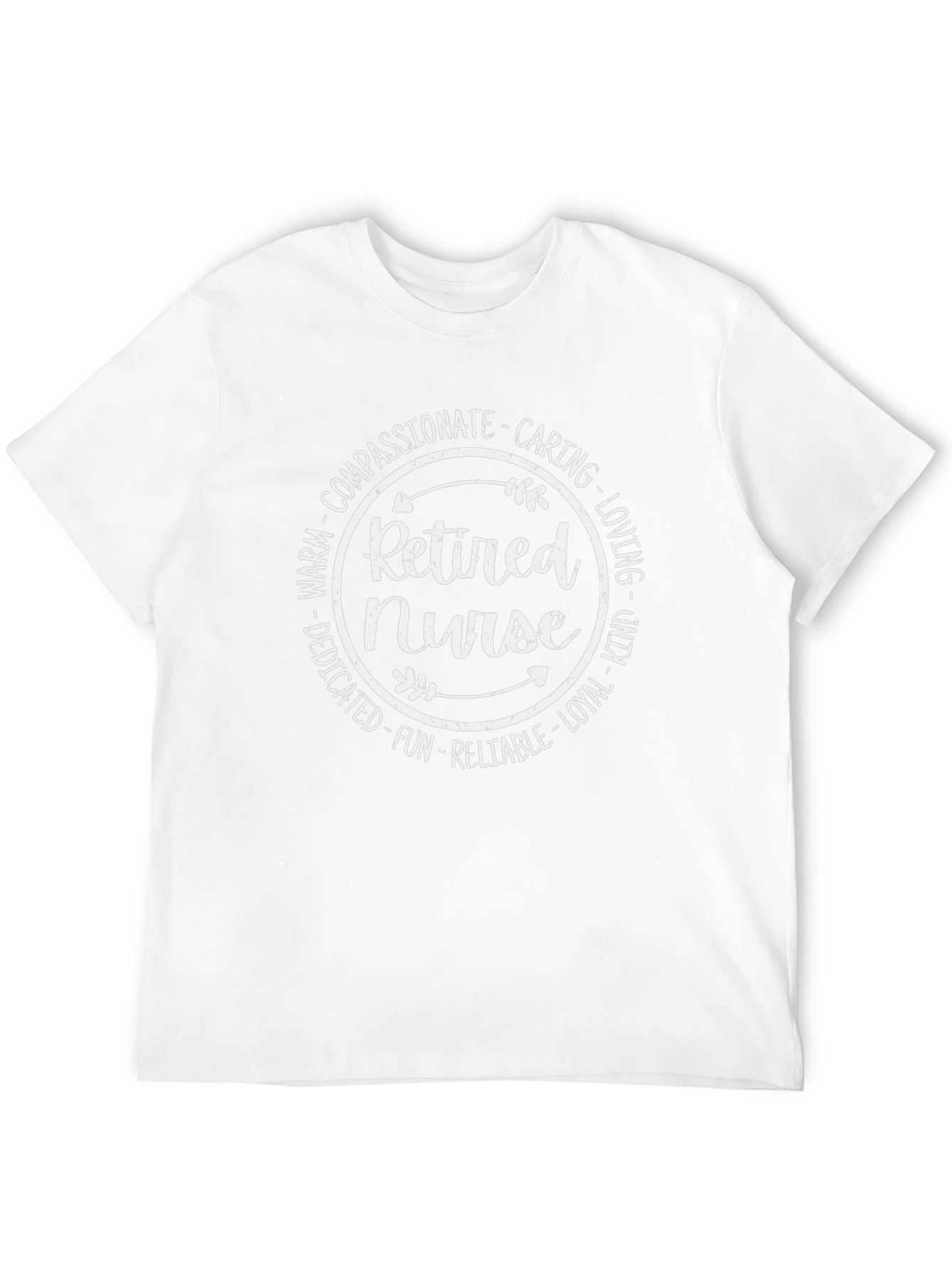 Retired Nurse T-Shirt: Caring & Compassionate