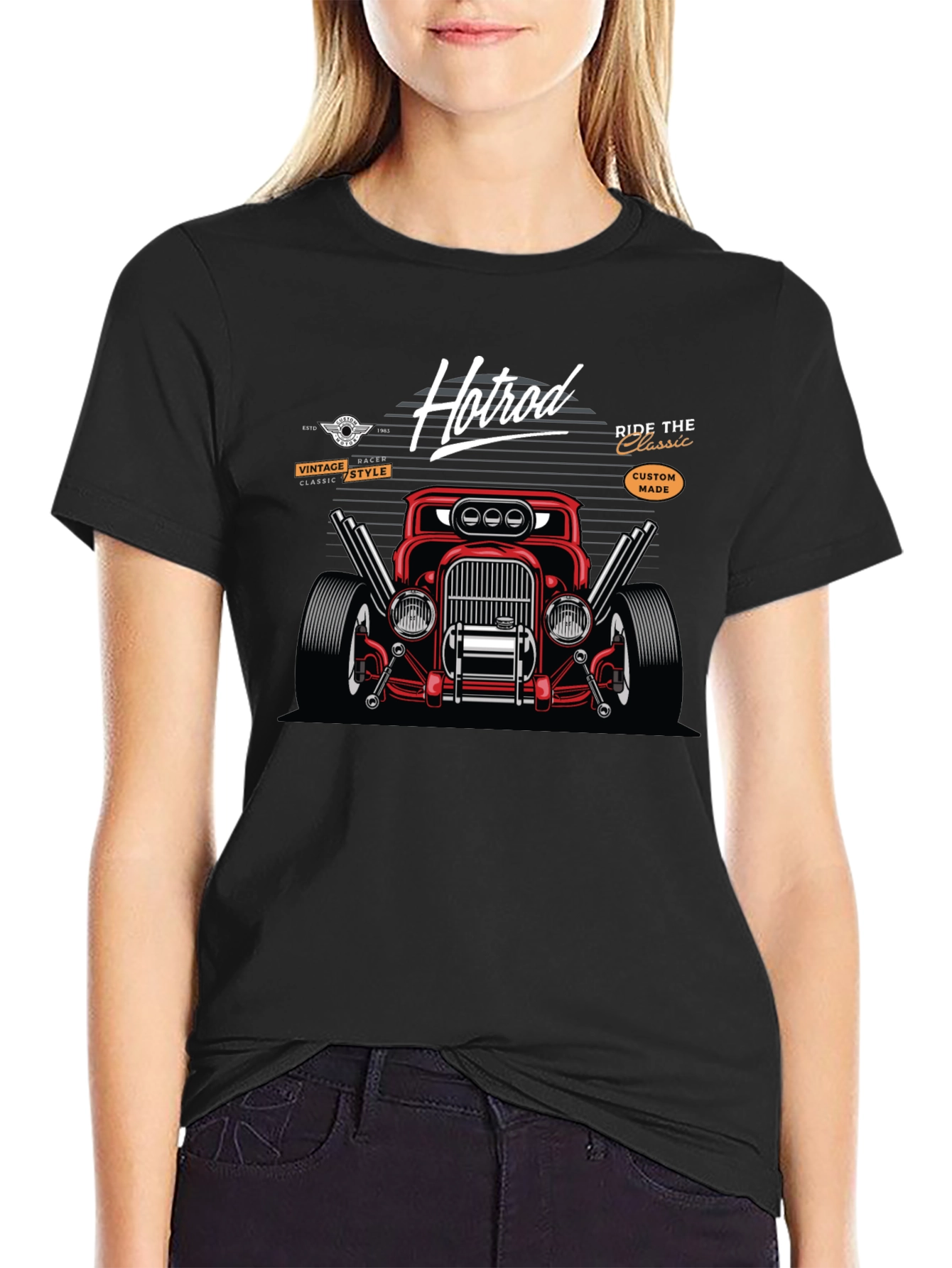 Hot Rod Graphic T-Shirt - Classic Car Tee
