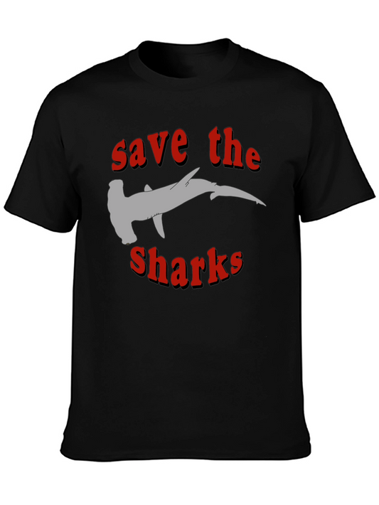 Save the Sharks Hammerhead T-Shirt - Black