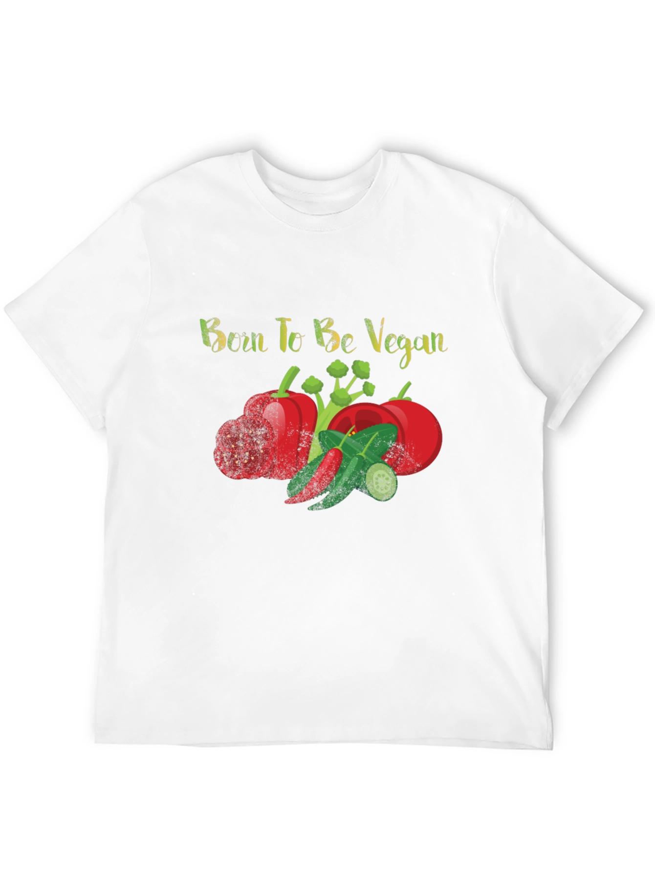 Born to Be Vegan Black T-Shirt
