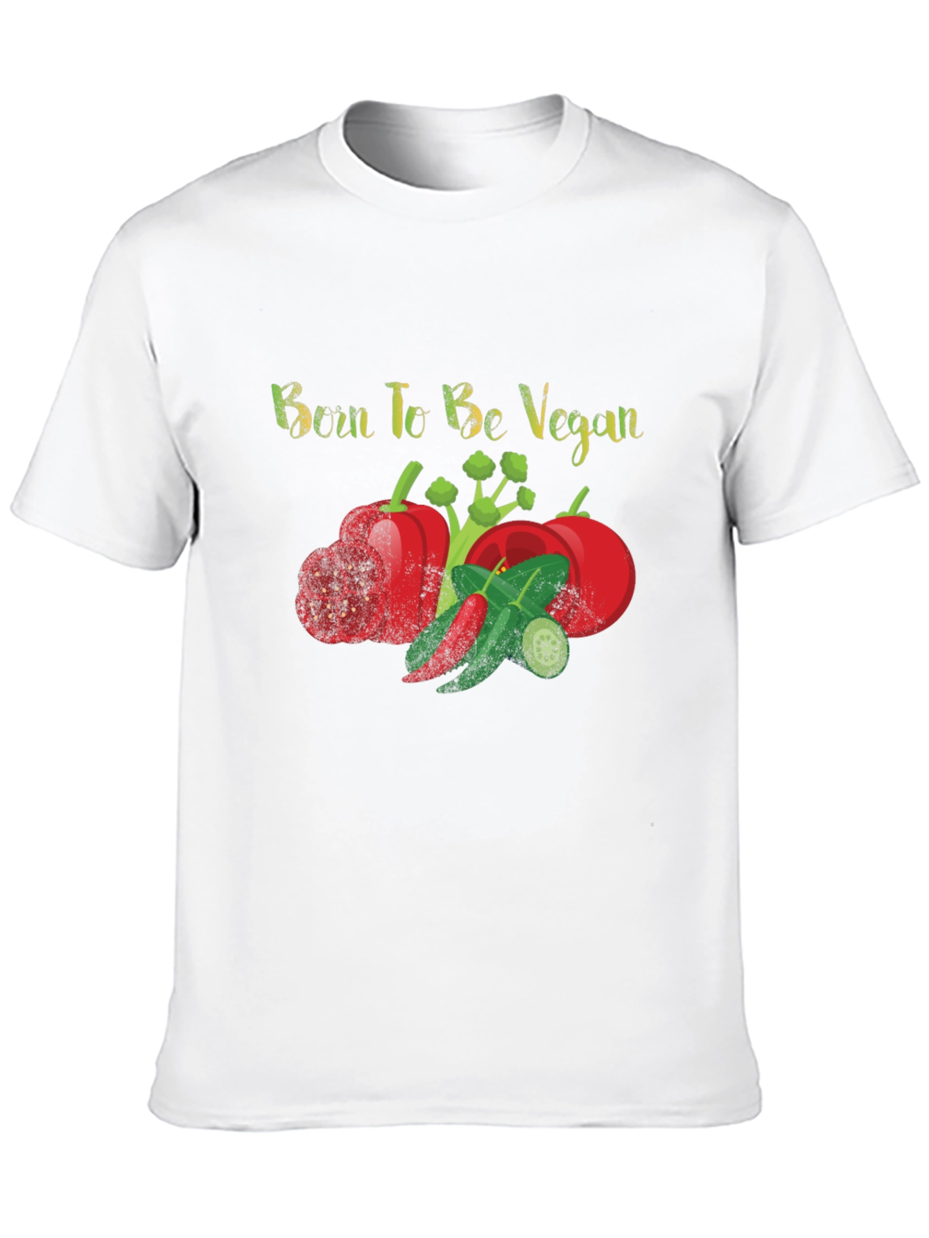 Born to Be Vegan Black T-Shirt