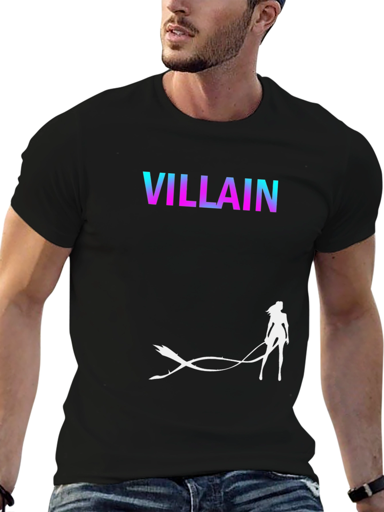 Villain Graphic Tee - Cool Anime Design T-Shirt