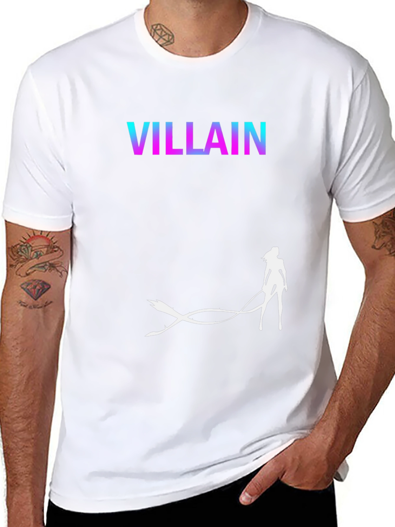 Villain Graphic Tee - Cool Anime Design T-Shirt