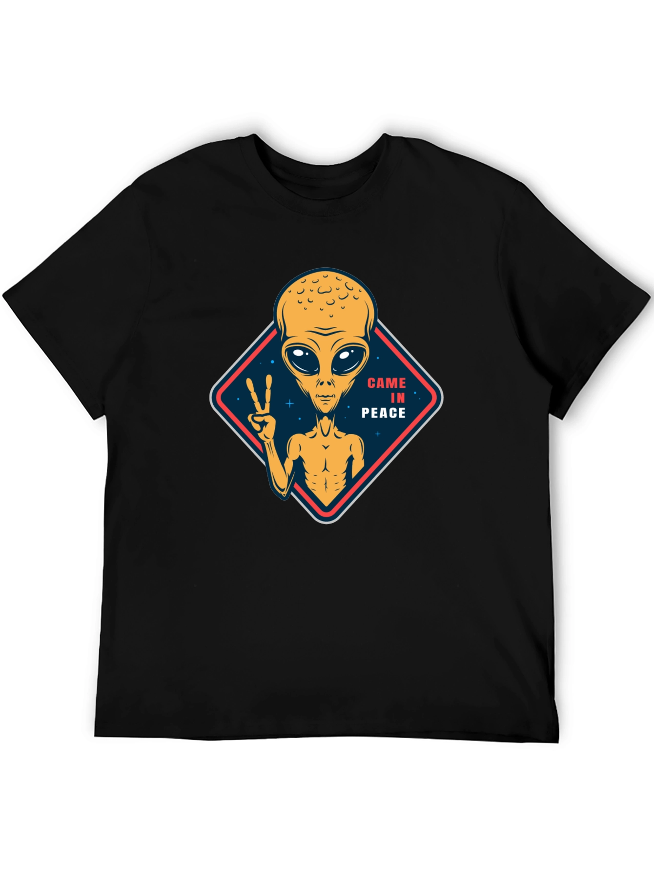 Came in Peace Alien Graphic T-Shirt