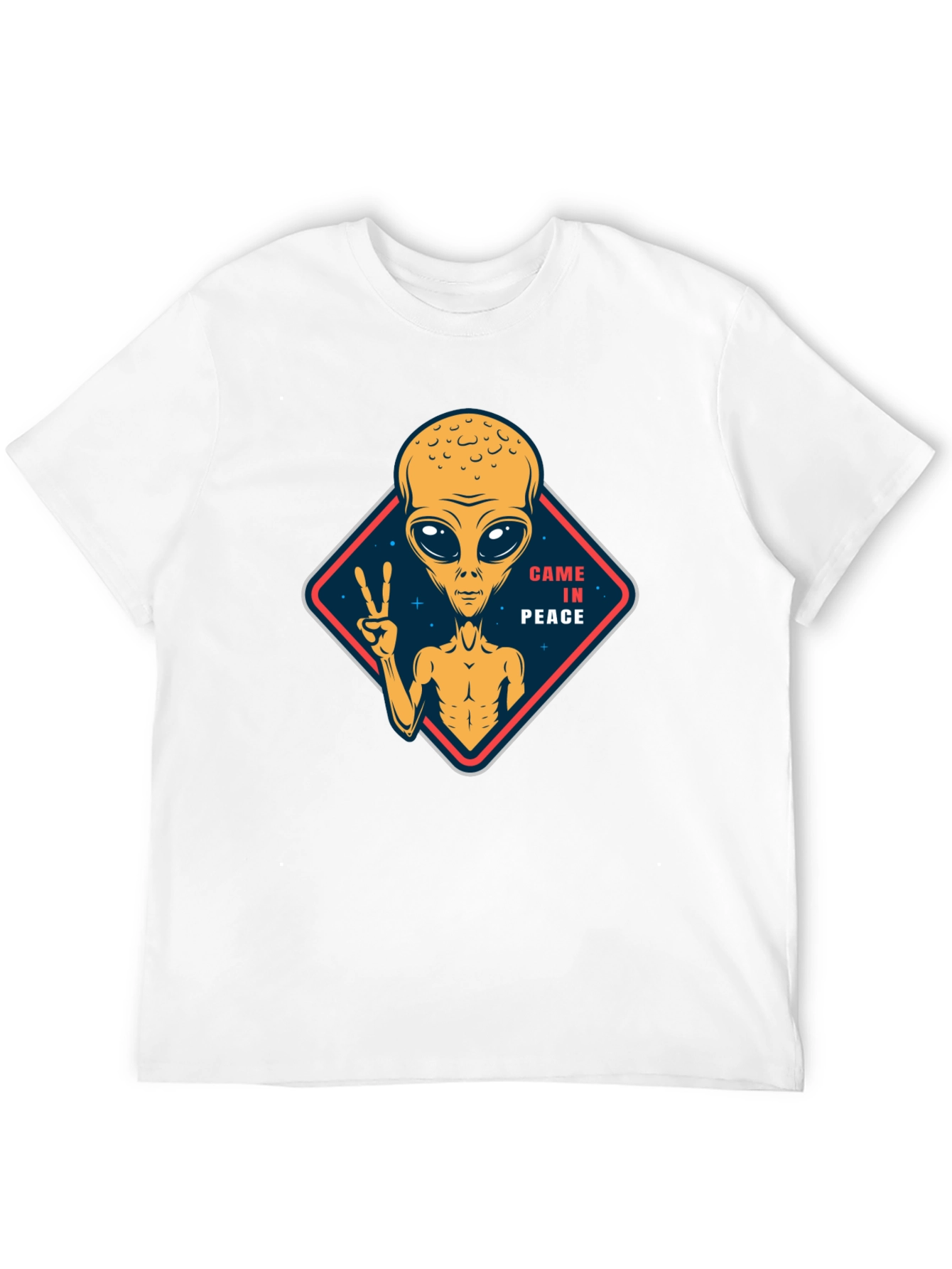 Came in Peace Alien Graphic T-Shirt