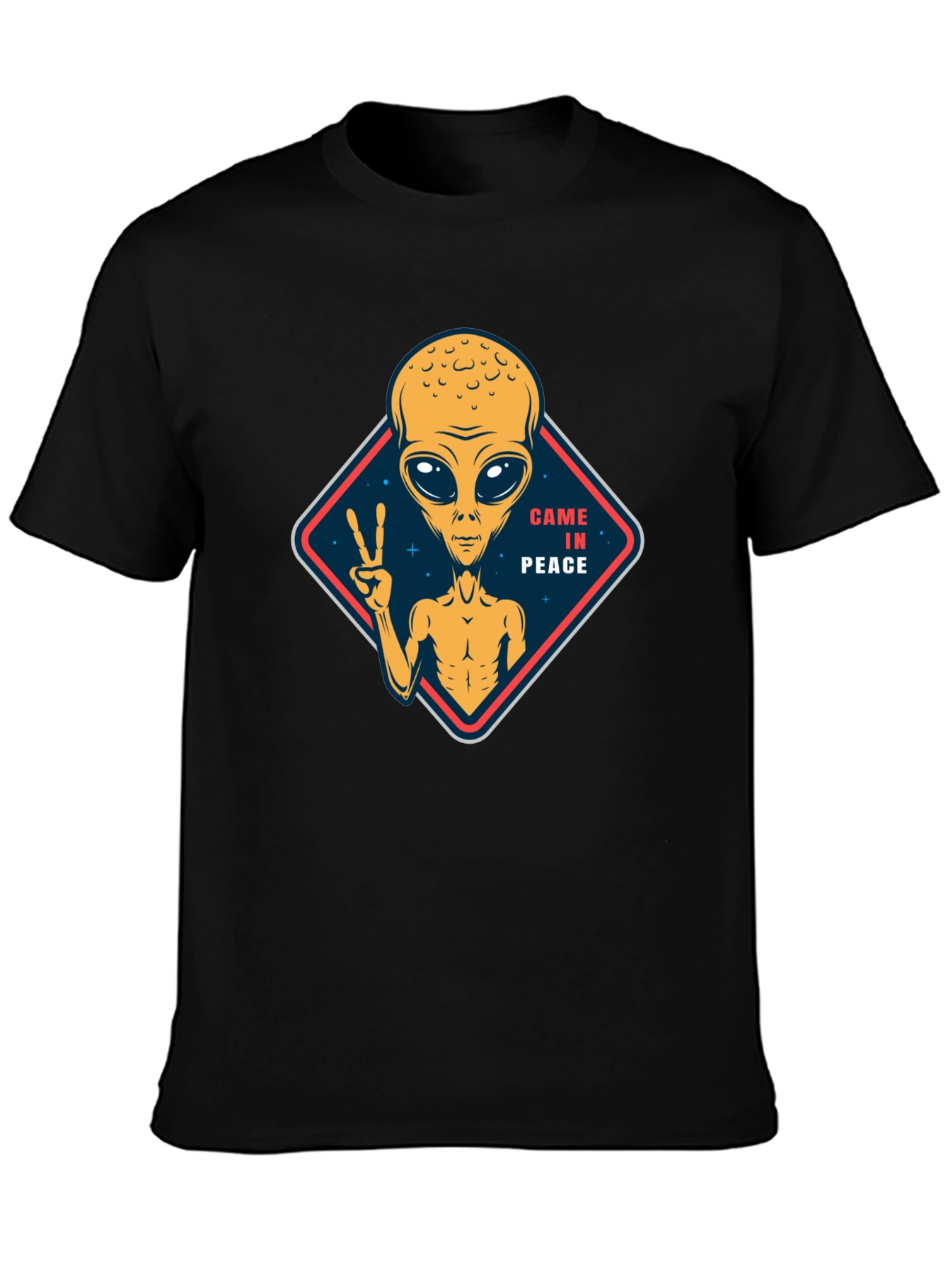 Came in Peace Alien Graphic T-Shirt