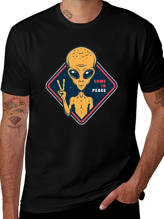 Came in Peace Alien Graphic T-Shirt