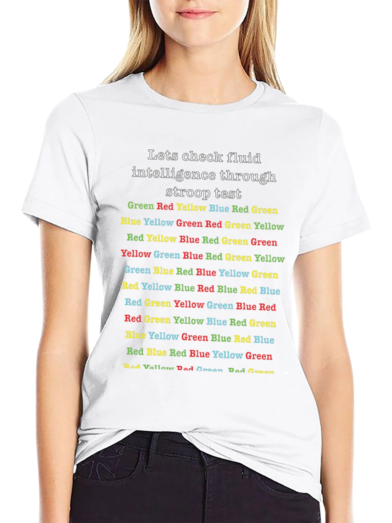 Stroop Test Fluid Intelligence T-Shirt